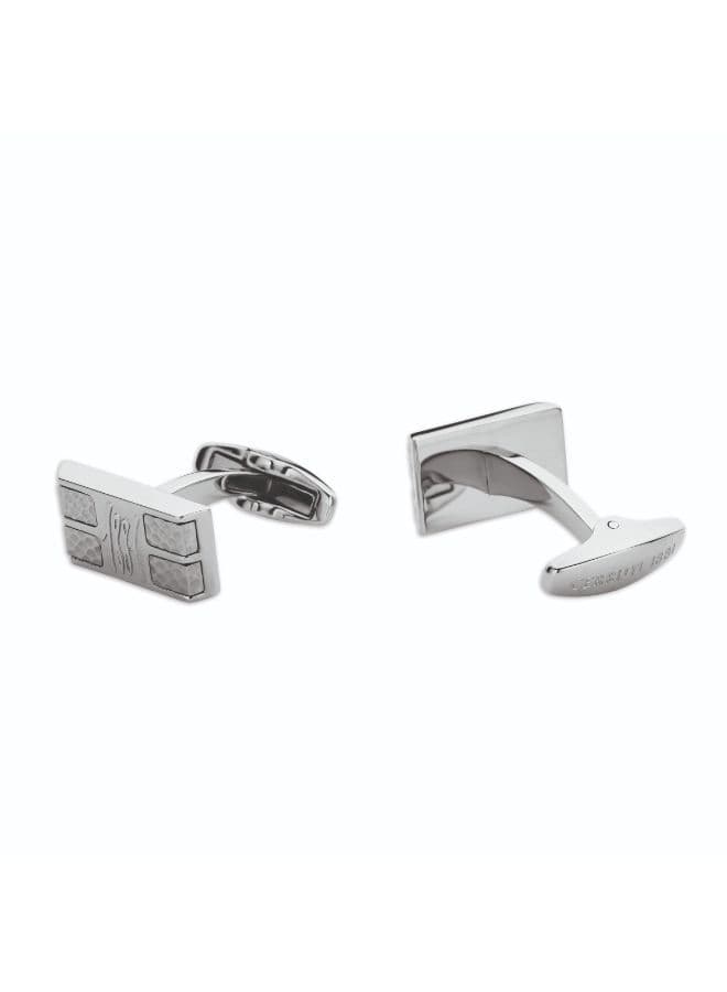 CERRUTI 1881 Stainless Steel Gents Cufflinks - Image 1
