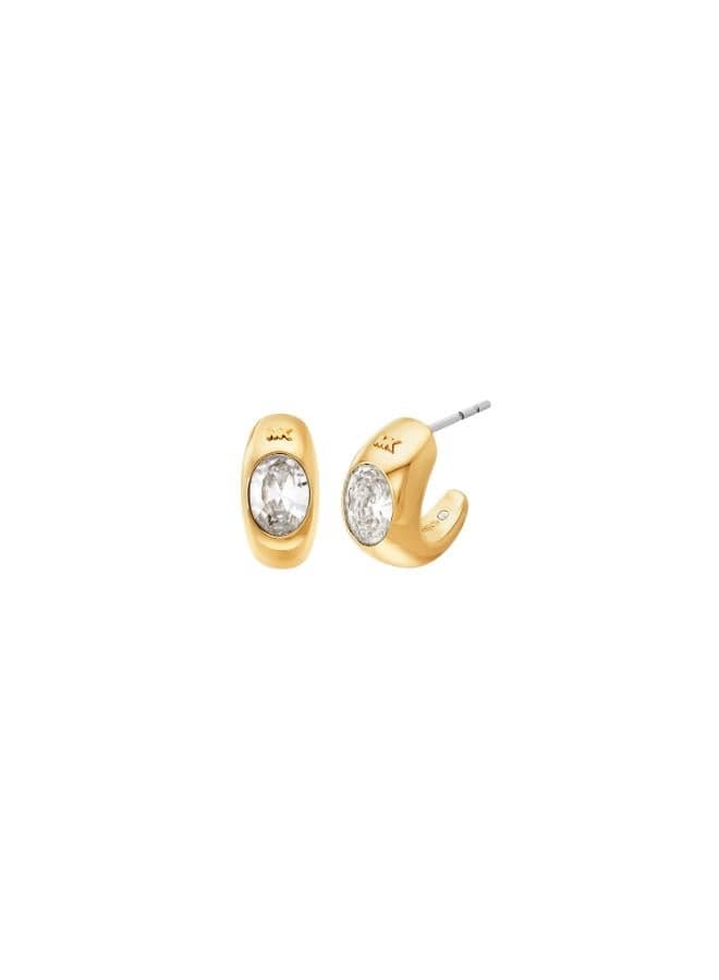 Michael Kors MKJ8478710 Luxe Gold Hoop Earrings - Image 1