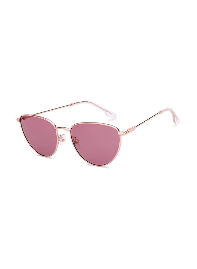 JJ S70011 Rose Gold Cat Eye Sunglasses for Women - Image 1