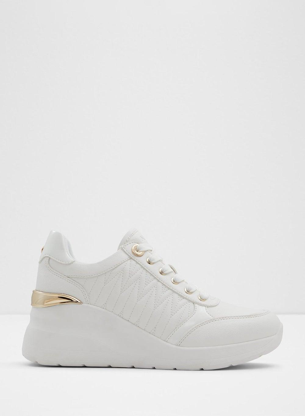 Gradskiy100 Elegant White Low-Top Sneakers for Women - Image 1