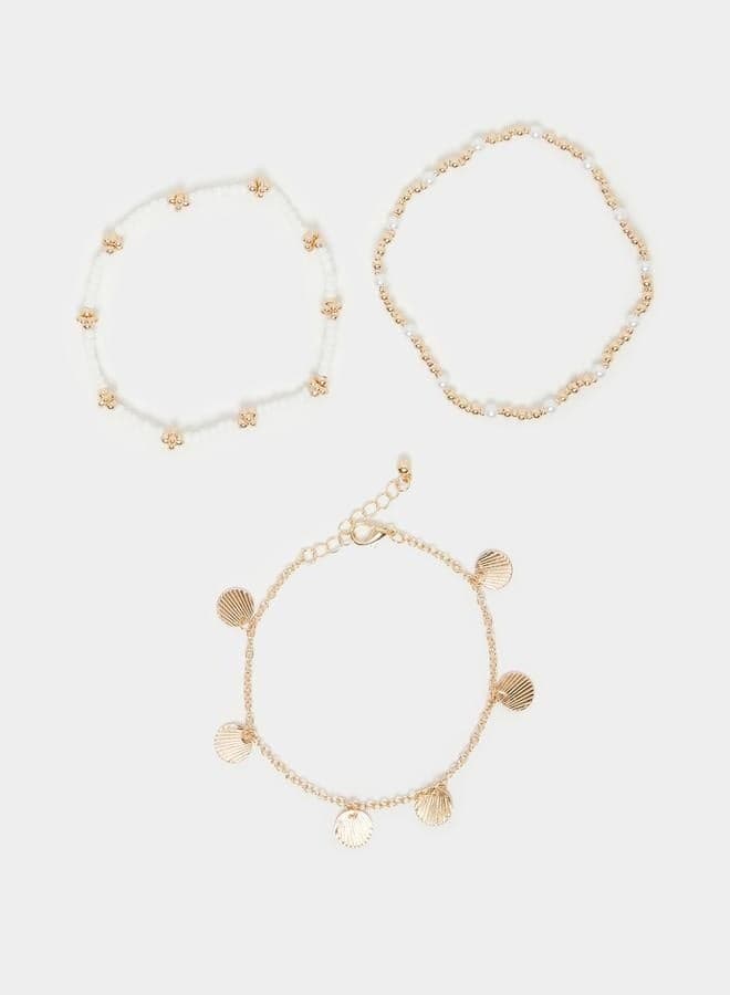 Styli Trio Embellished Bracelets - Elegance for Every Occasion - Image 1