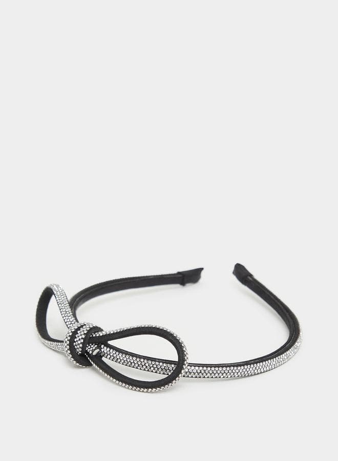 Styli Embellished Bow Accent Women's Headband - Image 1
