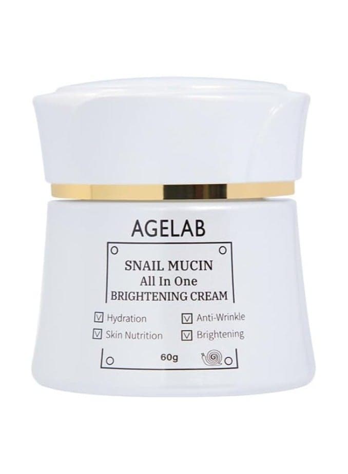 AgeLab Snail Mucin Brightening Cream - Revitalize in 60g - Image 1