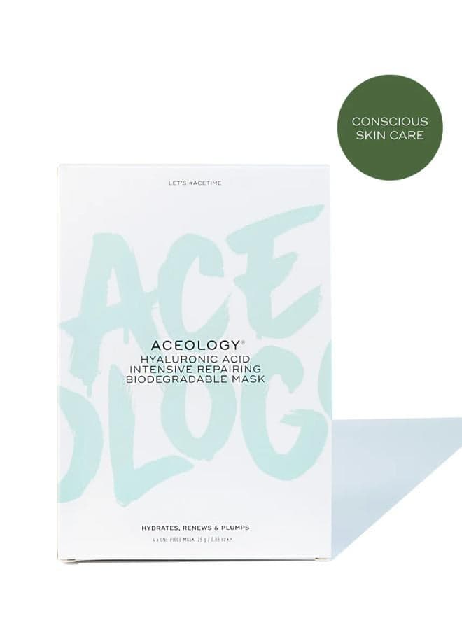 Aceology Quintuple Hyaluronic and Aloe Bio-Mask 4 Pack - Image 1