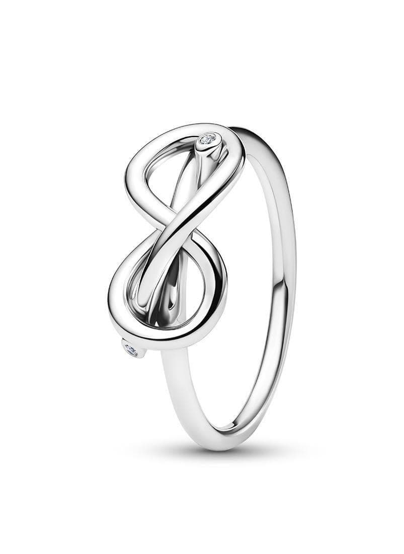 Sterling Silver PANDORA Infinity Knot Women's Ring - Image 1