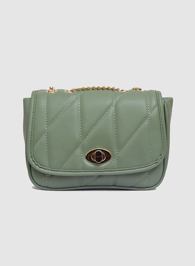 Vincci Elegance: Women’s Quilted Shoulder Bag with Chain Detail - Image 1