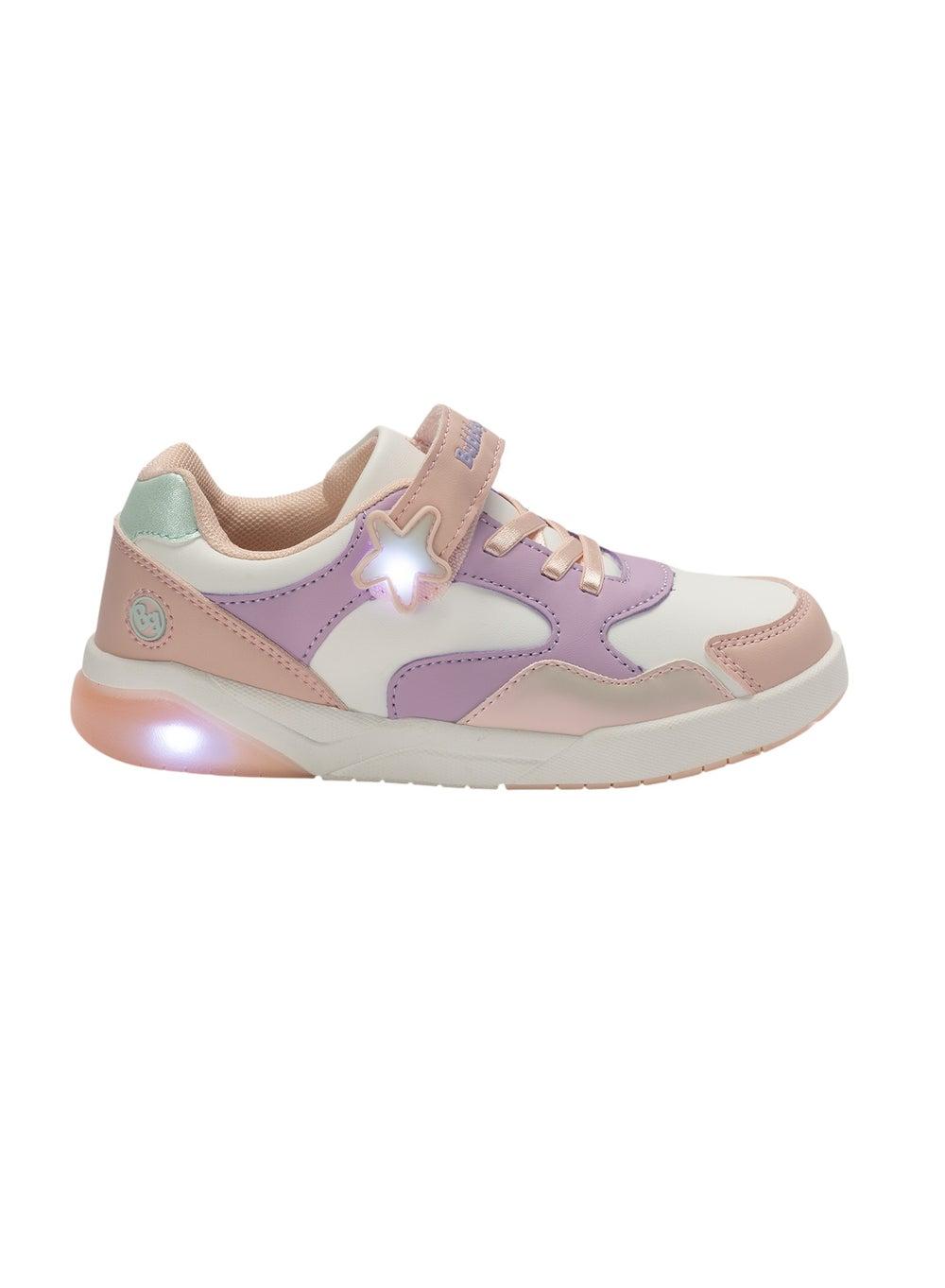 Bubblegummers 331 5264 Pink Graphic Sneakers for Girls - Image 1