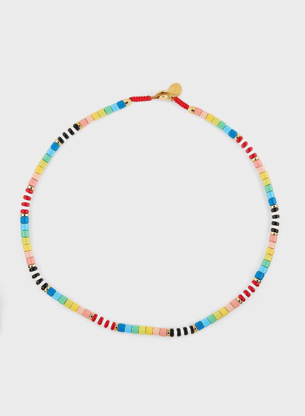 Fashionbox Ibiza Block Necklace - Stylish Accessory for Women - Image 1