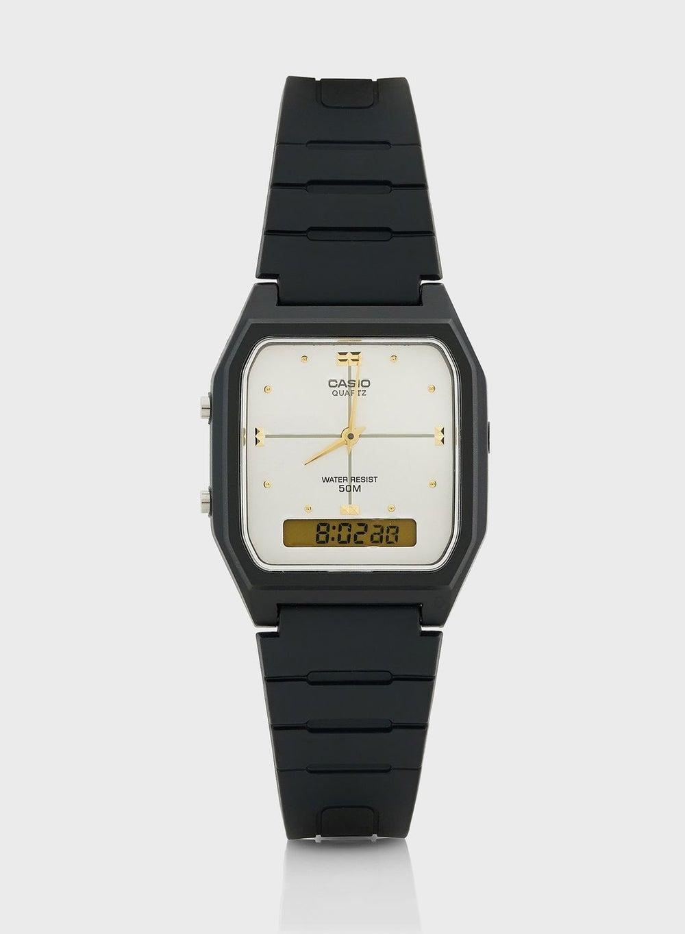 CASIO Chic Digital Timepiece with Elegant PU Strap - Image 1