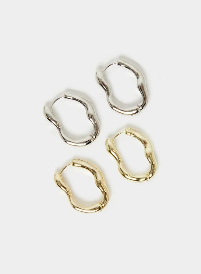 Styli Ribbon Long Drop Earrings - Elegance Redefined - Image 1