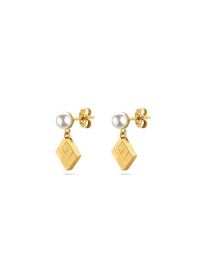 Guy Laroche Audrey Gold Earrings - Elegance Redefined - Image 1