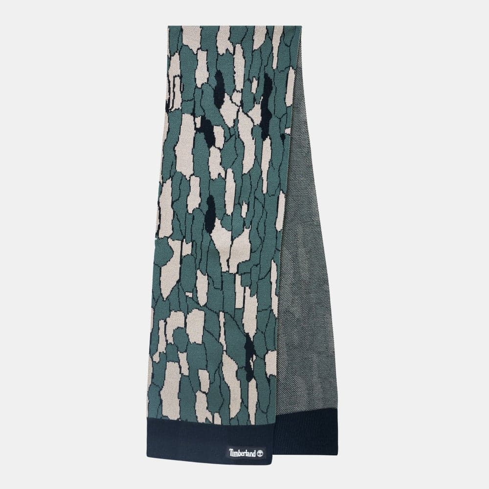 Timberland Cranmore Camo Knit Scarf - Luxurious Comfort - Image 1