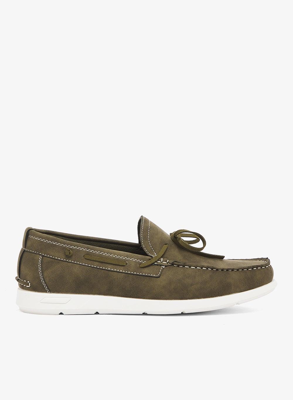Elegant Olive Casual Loafers Style No: 25013 - Image 1