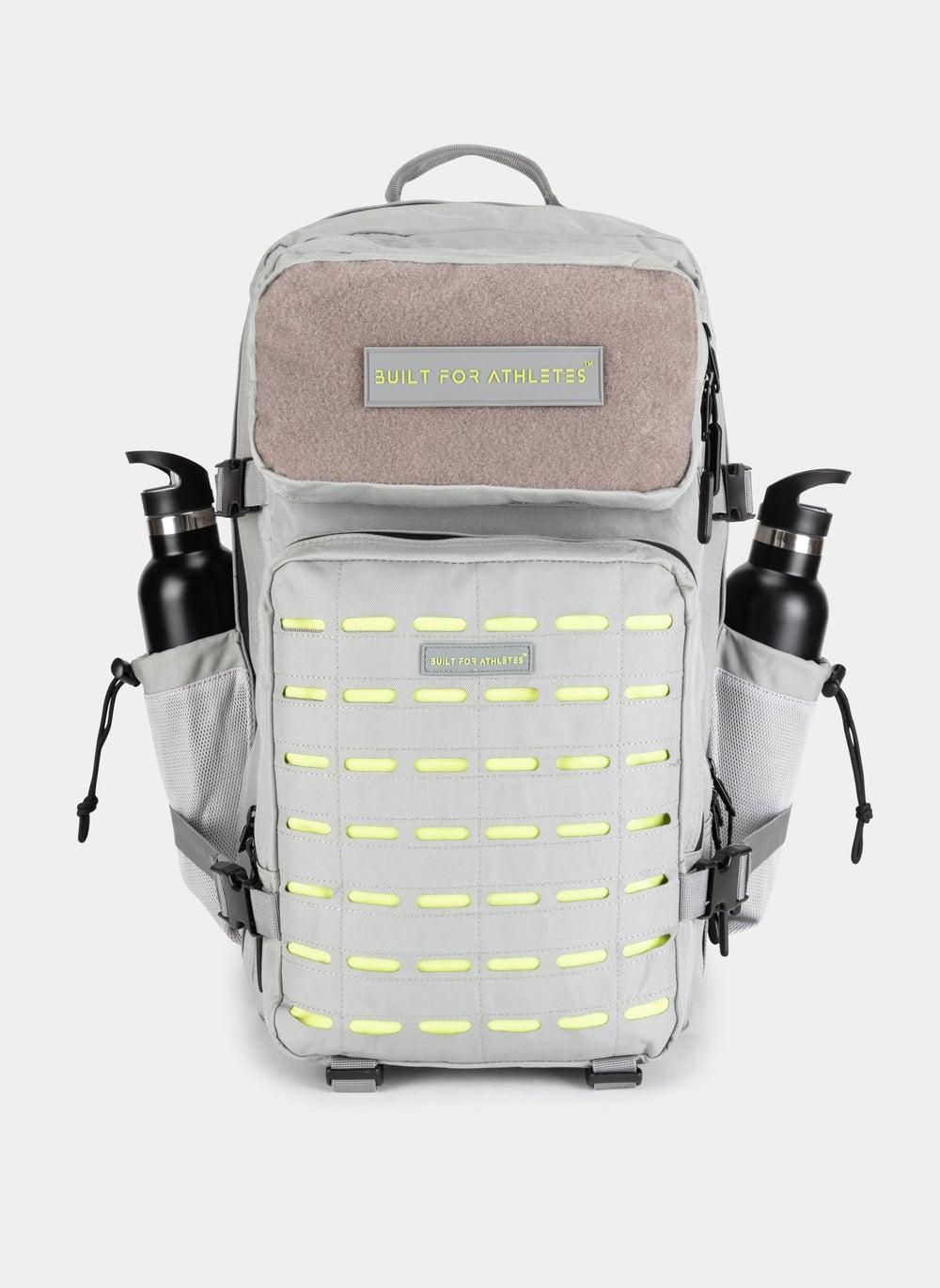 LARGE GYM BACKPACK 45L GREY LIME - Built for Athletes - Image 1