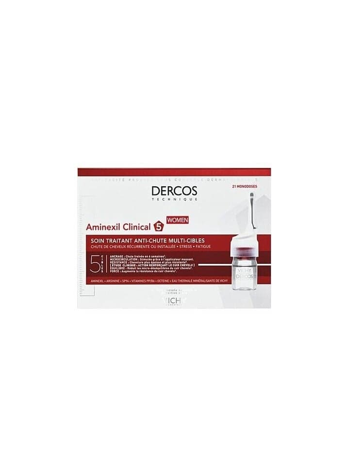 Vichy Dercos Aminexil X21 6ml: Revitalize Hair Roots - Image 1