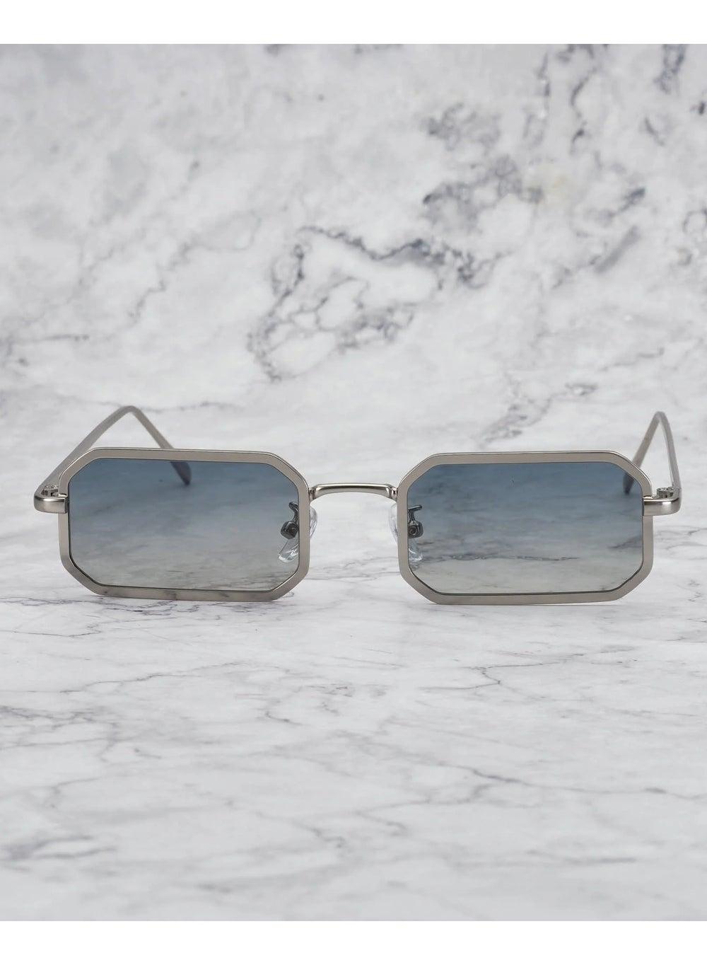 Explicit Poets 47EP8 Unisex MURPHY Sunglasses in Silver - Image 1