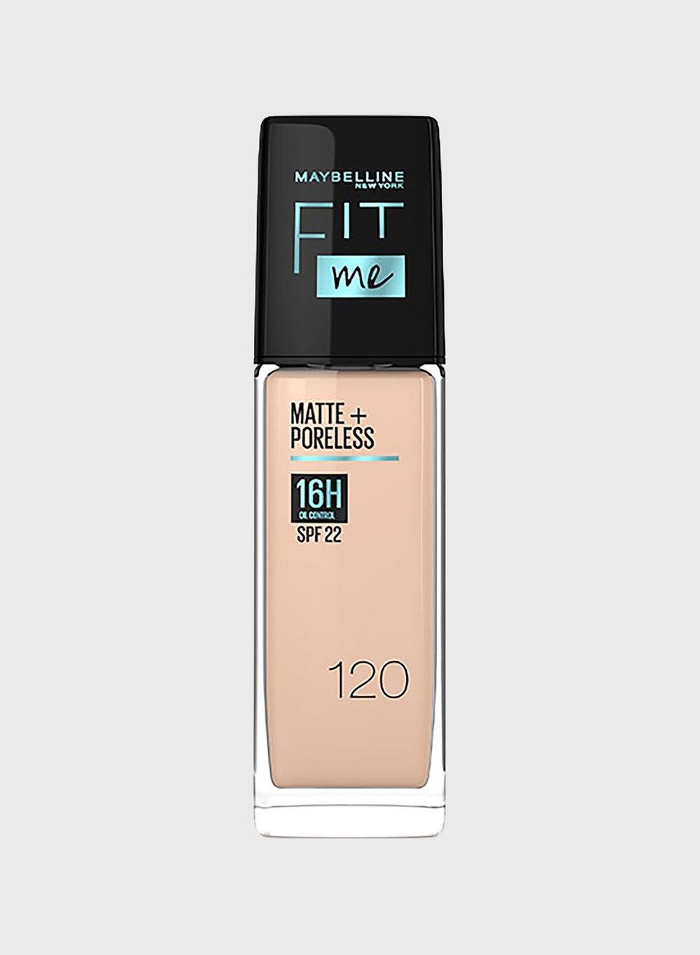 Fit Me Matte & Poreless Foundation SPF 22 - 120 | 16H Control - Image 1