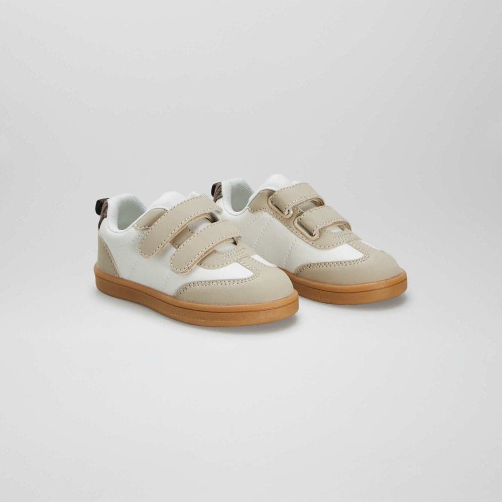 Beige Low-Top Trainers for Boys - Style and Comfort Combined - Image 1