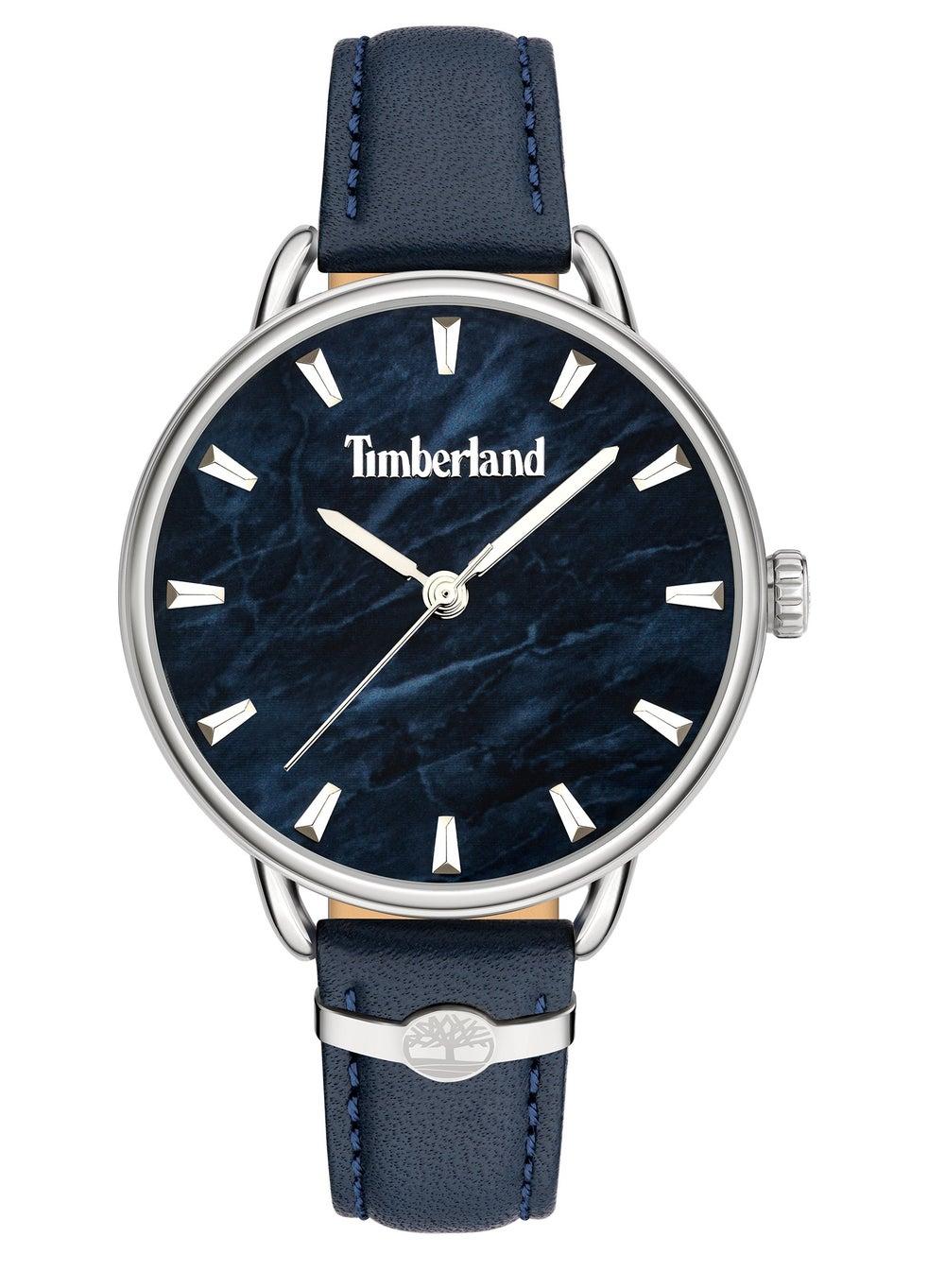 Timberland Champney Women's Navy Leather Watch - Blue Dial - Image 1