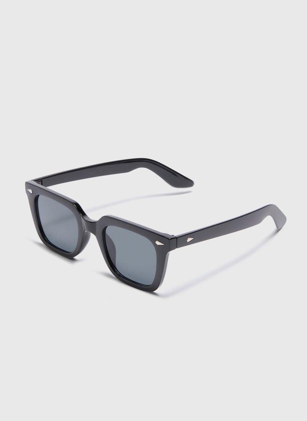 Matalan Black Square Elegance Sunglasses for Women - Image 1