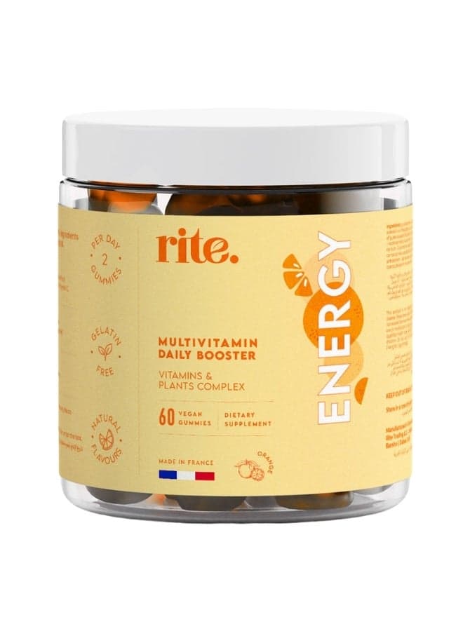 Energy Vegan 60 Refined Daily Gummies - Image 1