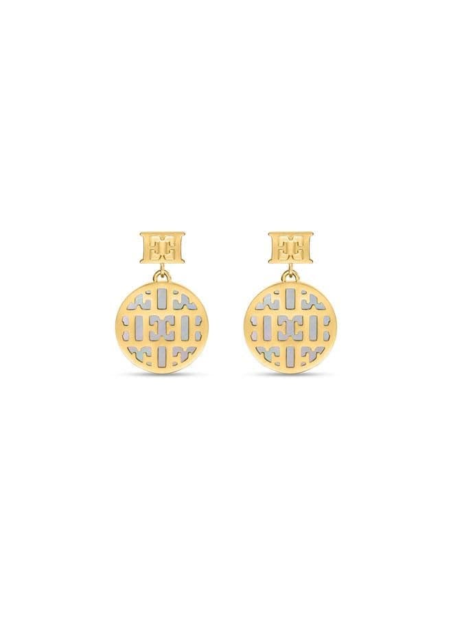 ESCADA Linda Mother of Pearl Elegance Drop Earrings - Image 1