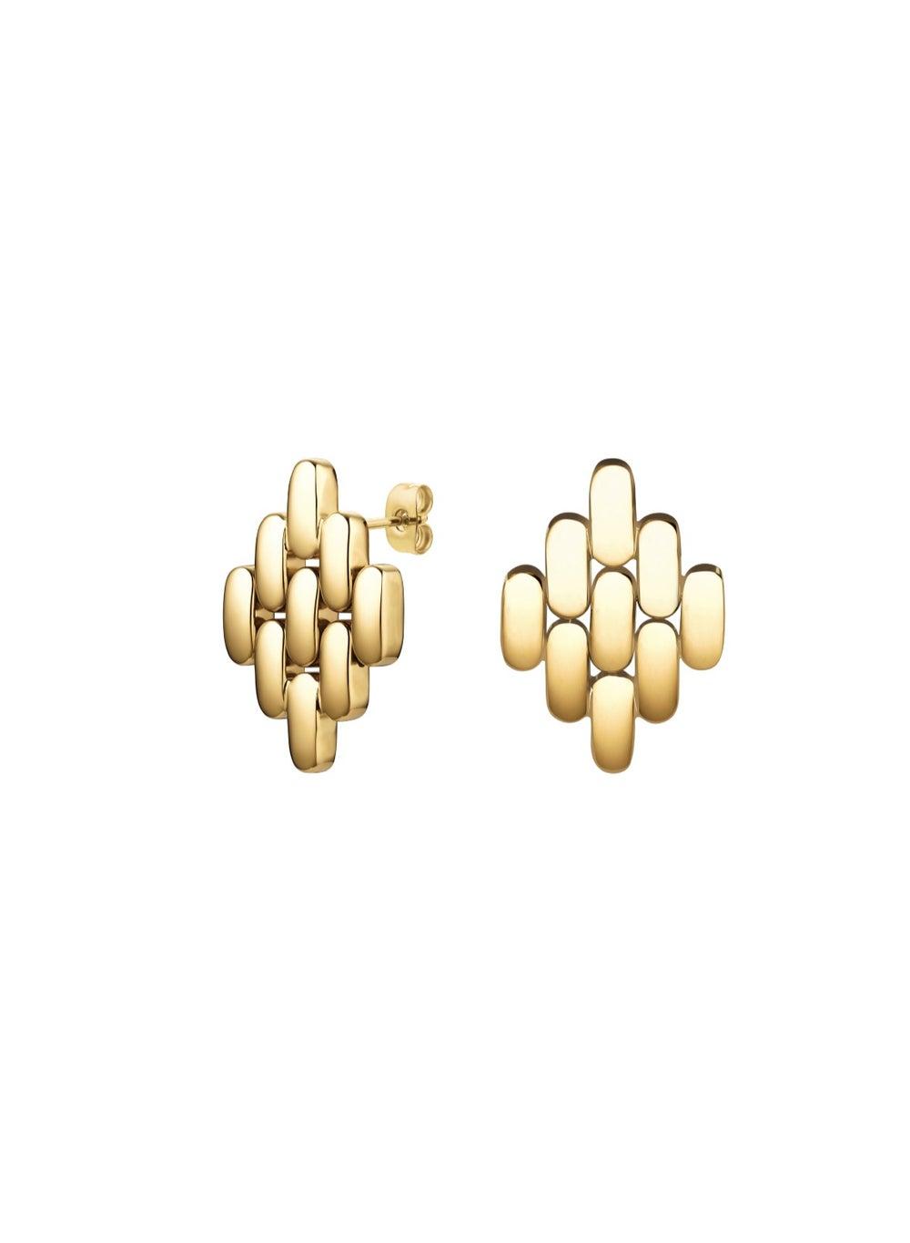 Rosefield Legacy JELEG-J890 Gold Earrings - Subtle Sophistication - Image 1