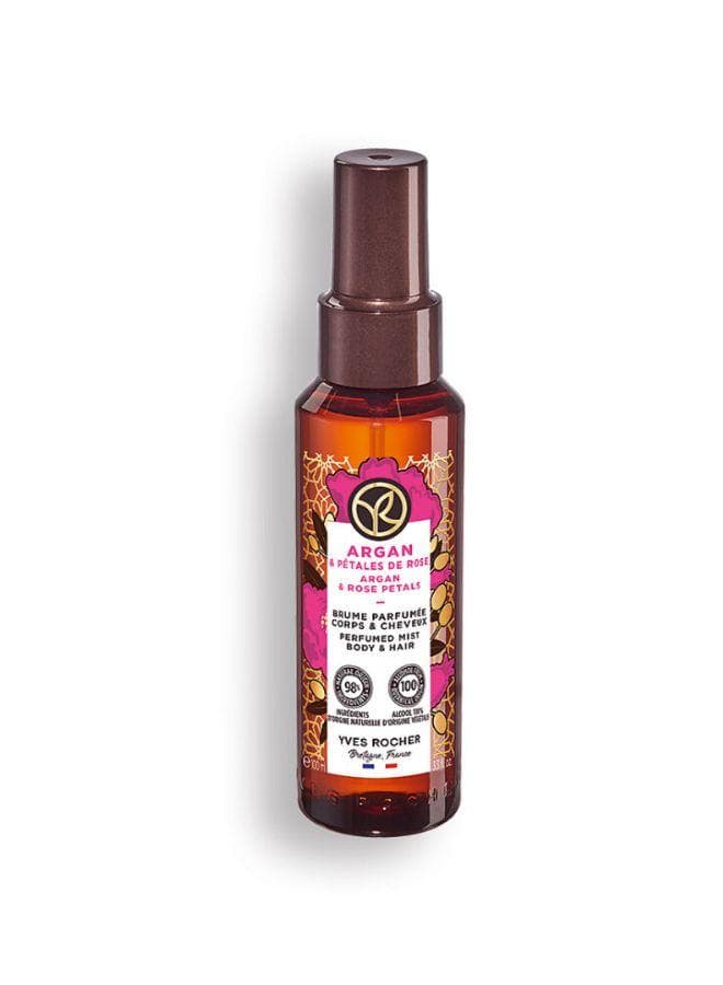 Argan & Rose Petals Luxury Hair and Body Mist 100ML - Image 1