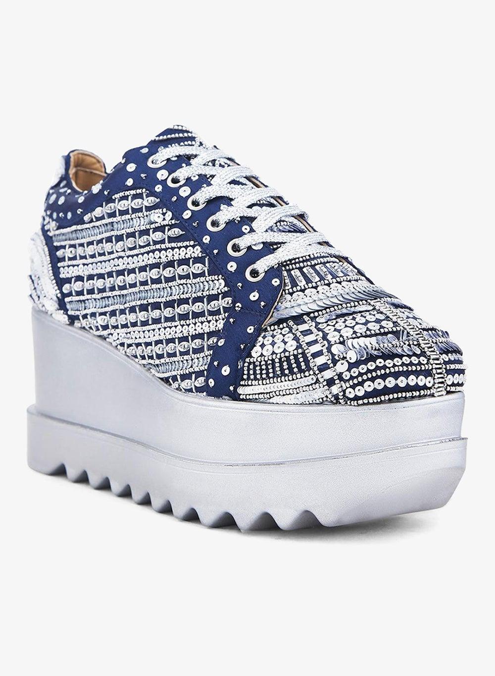 Anaar Triple Seven Elegance WEDGE SNEAKERS for Women - Image 1