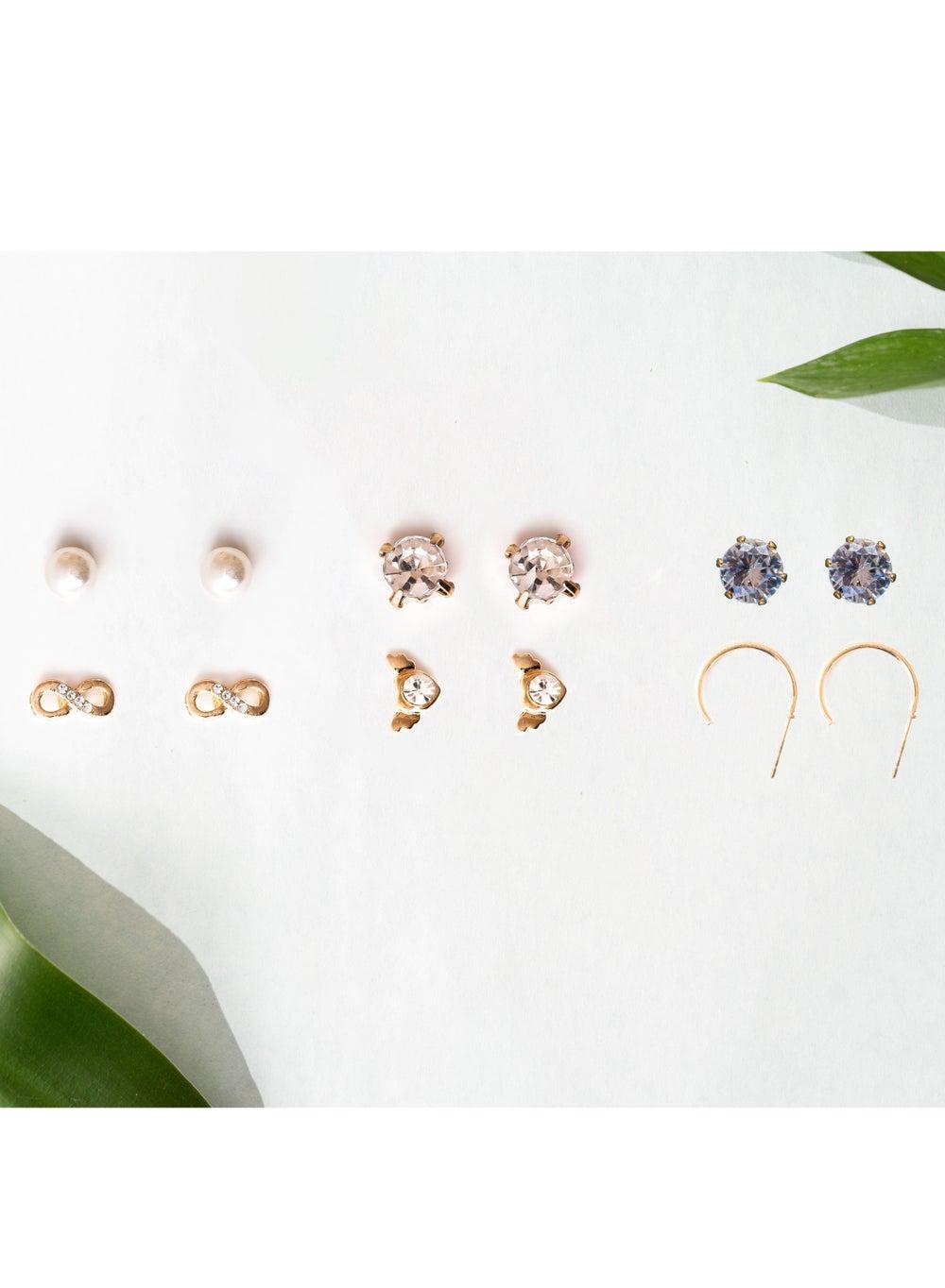 AMICA Premium Earrings Collection - Pack of 6 - Image 1