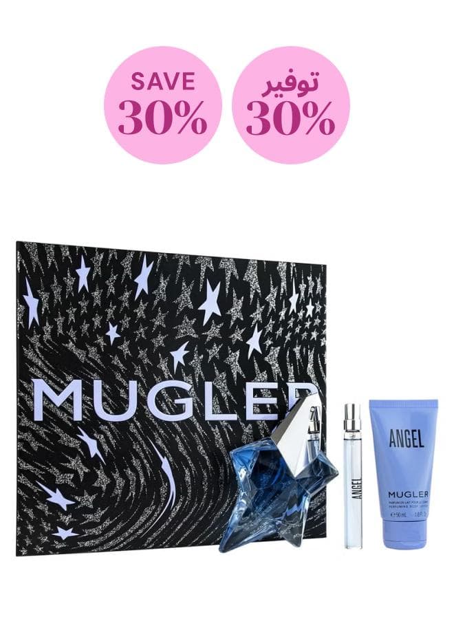 Angel Eau De Parfum 50Ml Deluxe Gift Set - Save 30% - Image 1