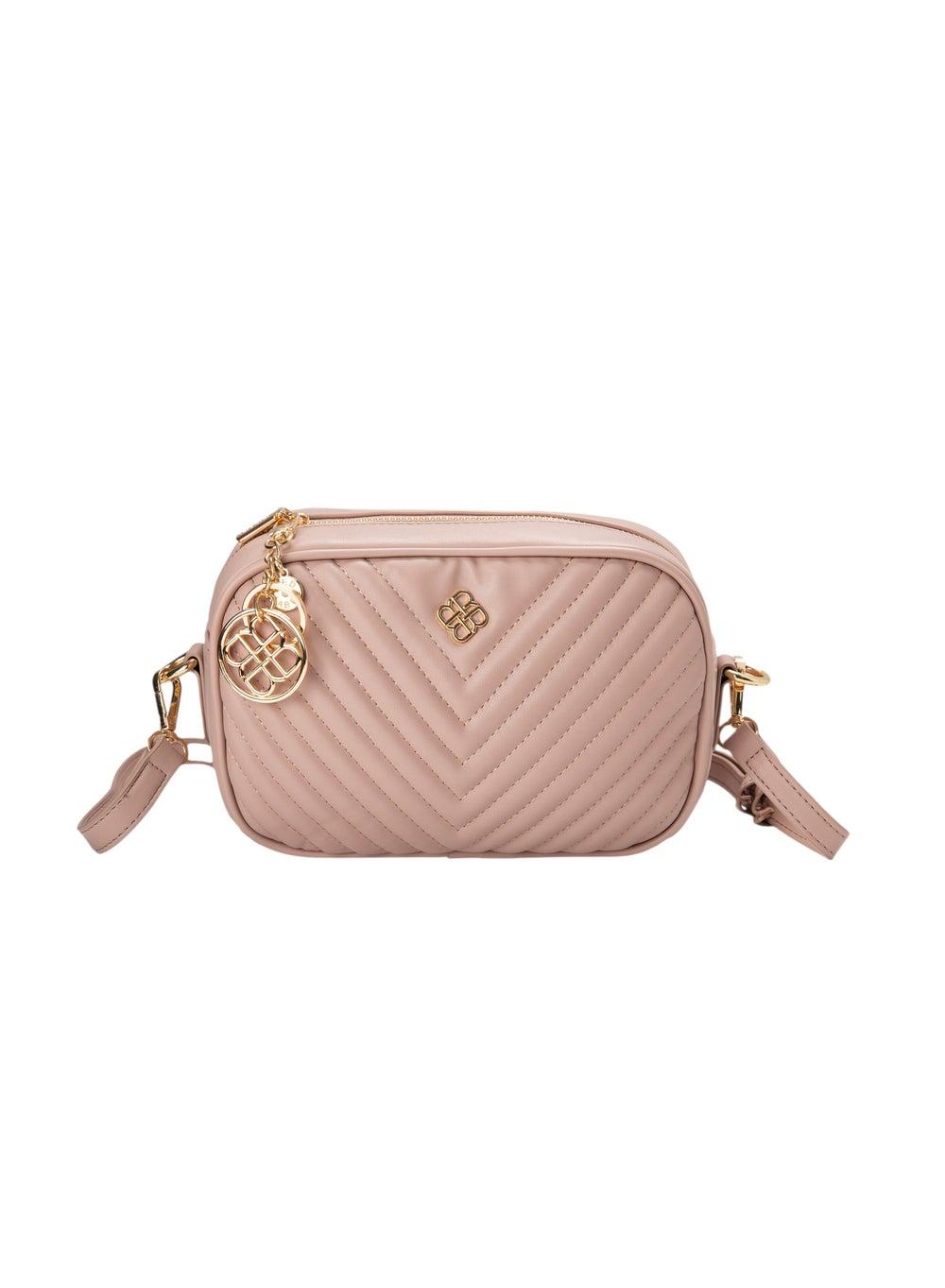 Bata Elegant Quilted Pink Sling Bag for Sophisticated Women - Image 1