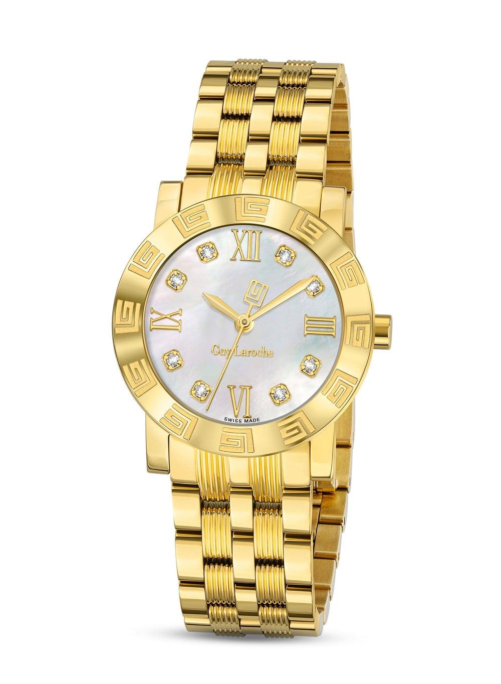 Guy Laroche Alex - Elegant Gold Women's Watch with Diamonds - Image 1