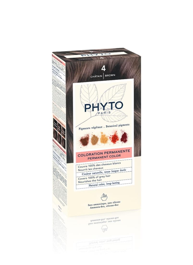 Phytocolor 4 Brown - Ammonia-Free Vibrant Hair Color - Image 1