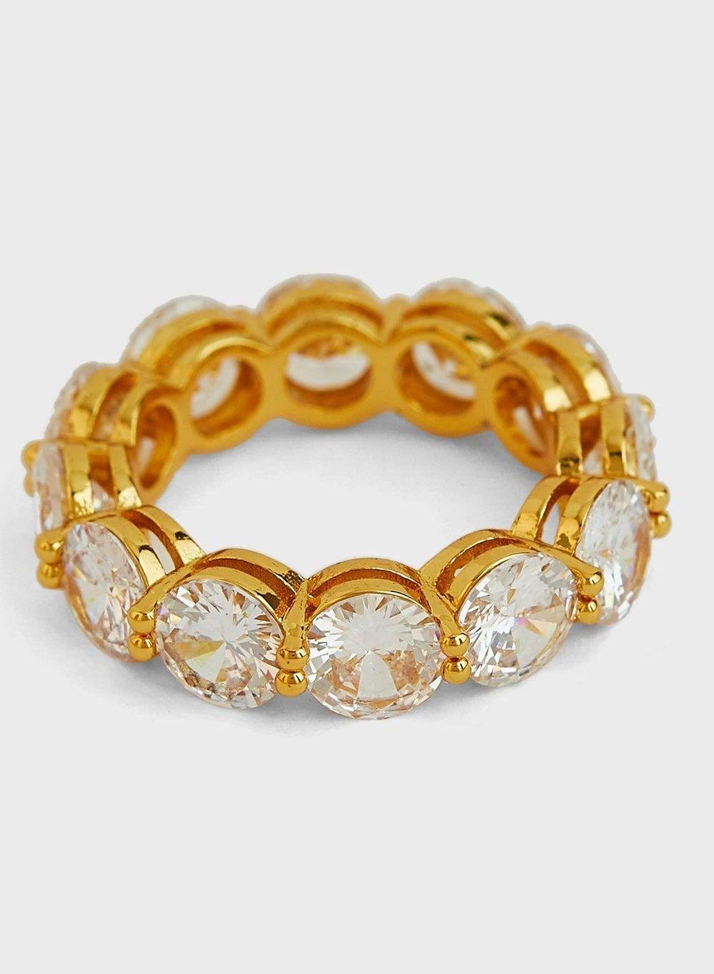 Fashionbox Lauren Elegance Round Band Ring - Women's - Image 1