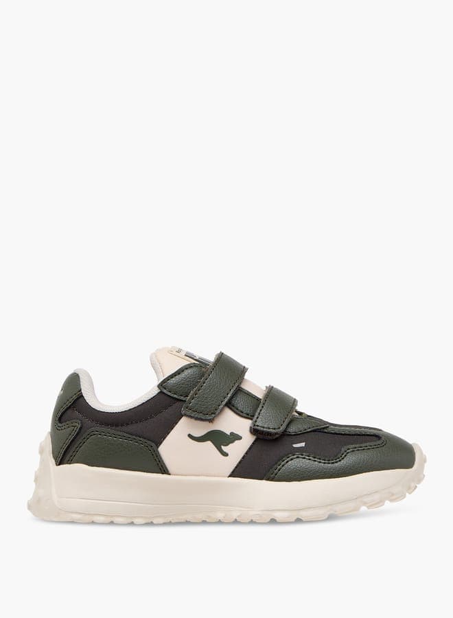 Boys' Panelled Khaki Sneakers - 24Yk267Bjkhaki with Secure Closure - Image 1