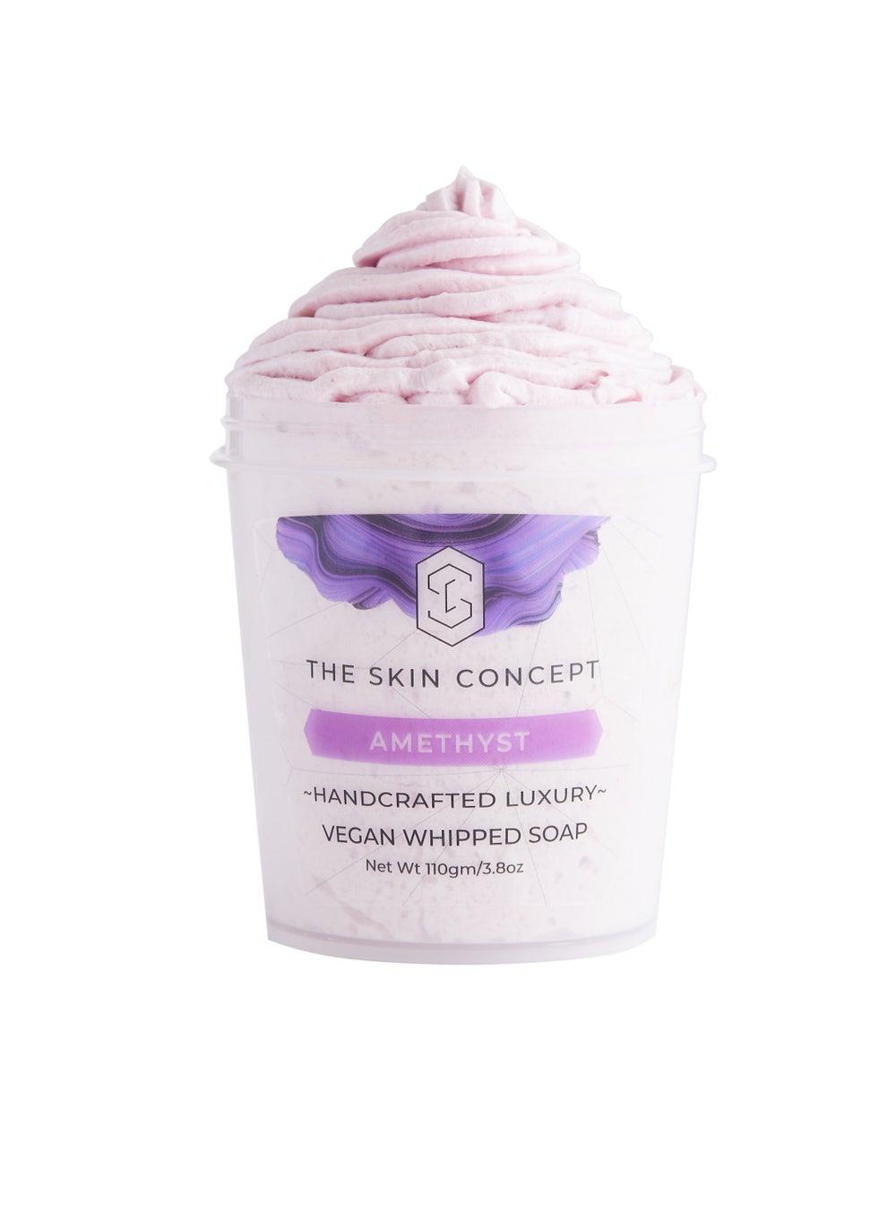 Amethyst Whipped Soap 5-in-1 Body Wash – Handmade & Vegan - Image 1