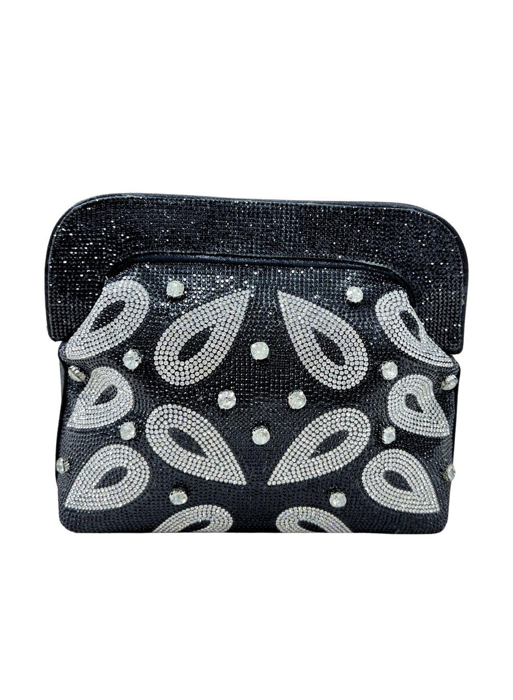 Harsha's Glam Clutches: Elegance Embodied Rhinestone Evening Bag - Image 1