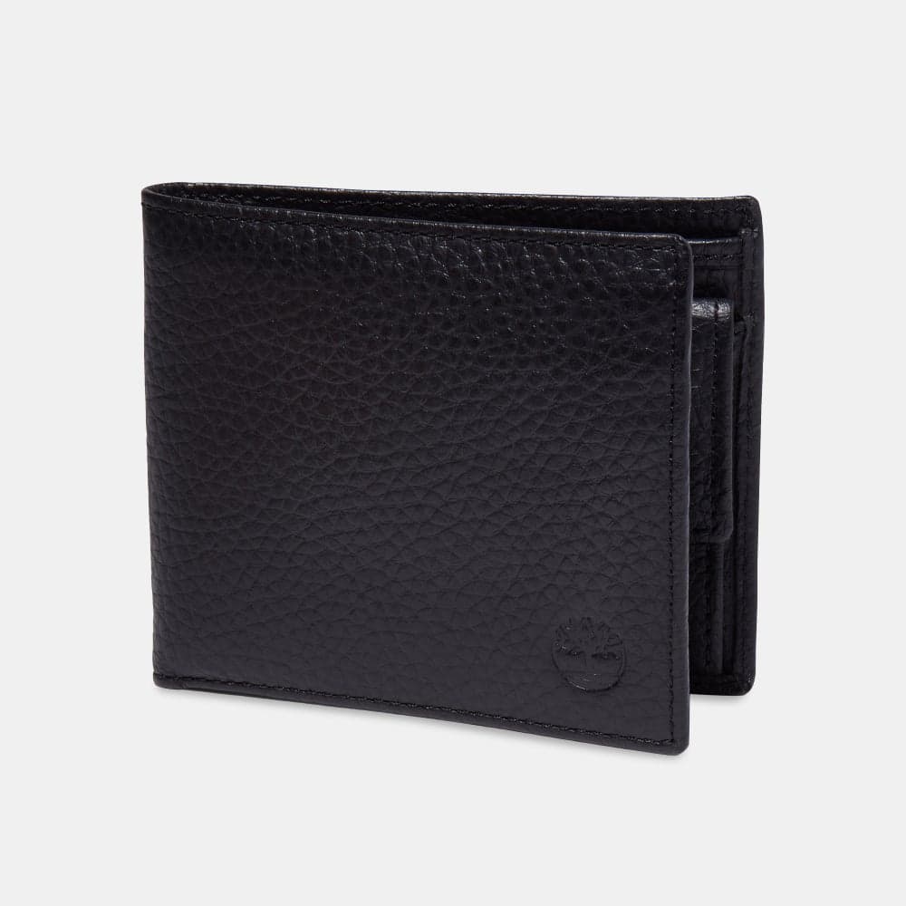 Timberland Men's Bifold Leather Wallet with Coin Pocket - Image 1
