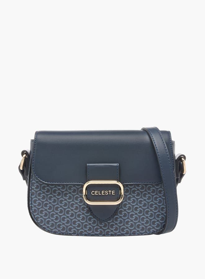 Celeste Elegant Monogram Crossbody – Adjustable Strap - Image 1