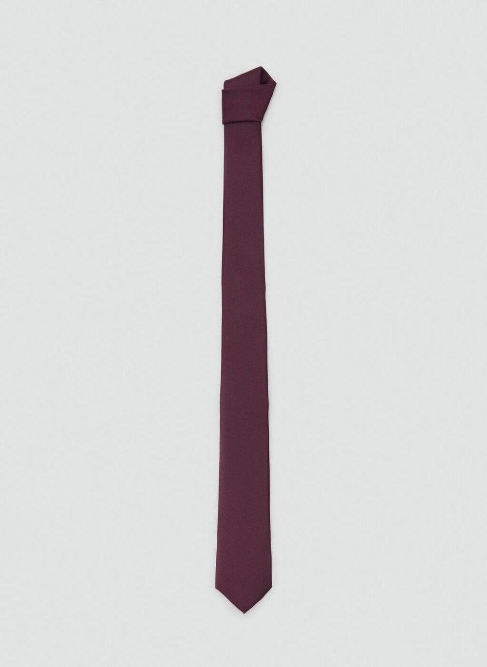 Mango Man Elegant Basic6 Silk Tie for Men - Image 1