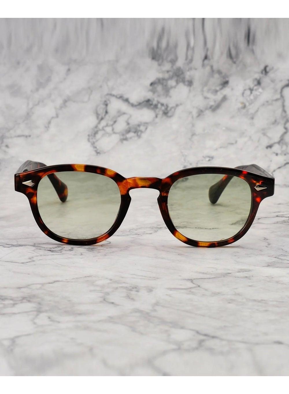Explicit Poets JOHNNY TORTOISE Sunglasses - Gradient Green Elegance, 2EP64 - Image 1