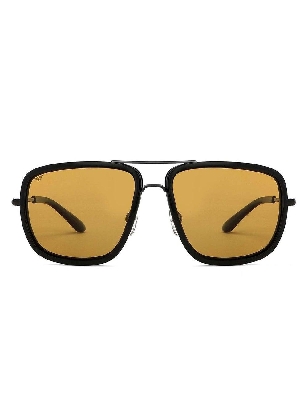 VINCENT CHASE Elegance in Black Square Sunglasses VC S11748 - Image 1