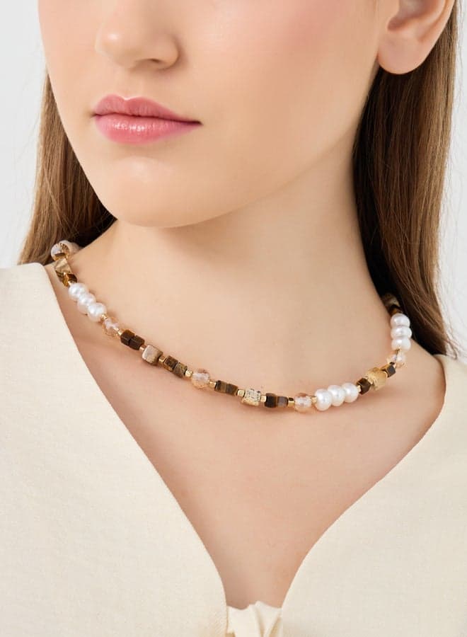 Styli Luminescent Beaded Necklace - Elegance Redefined - Image 1