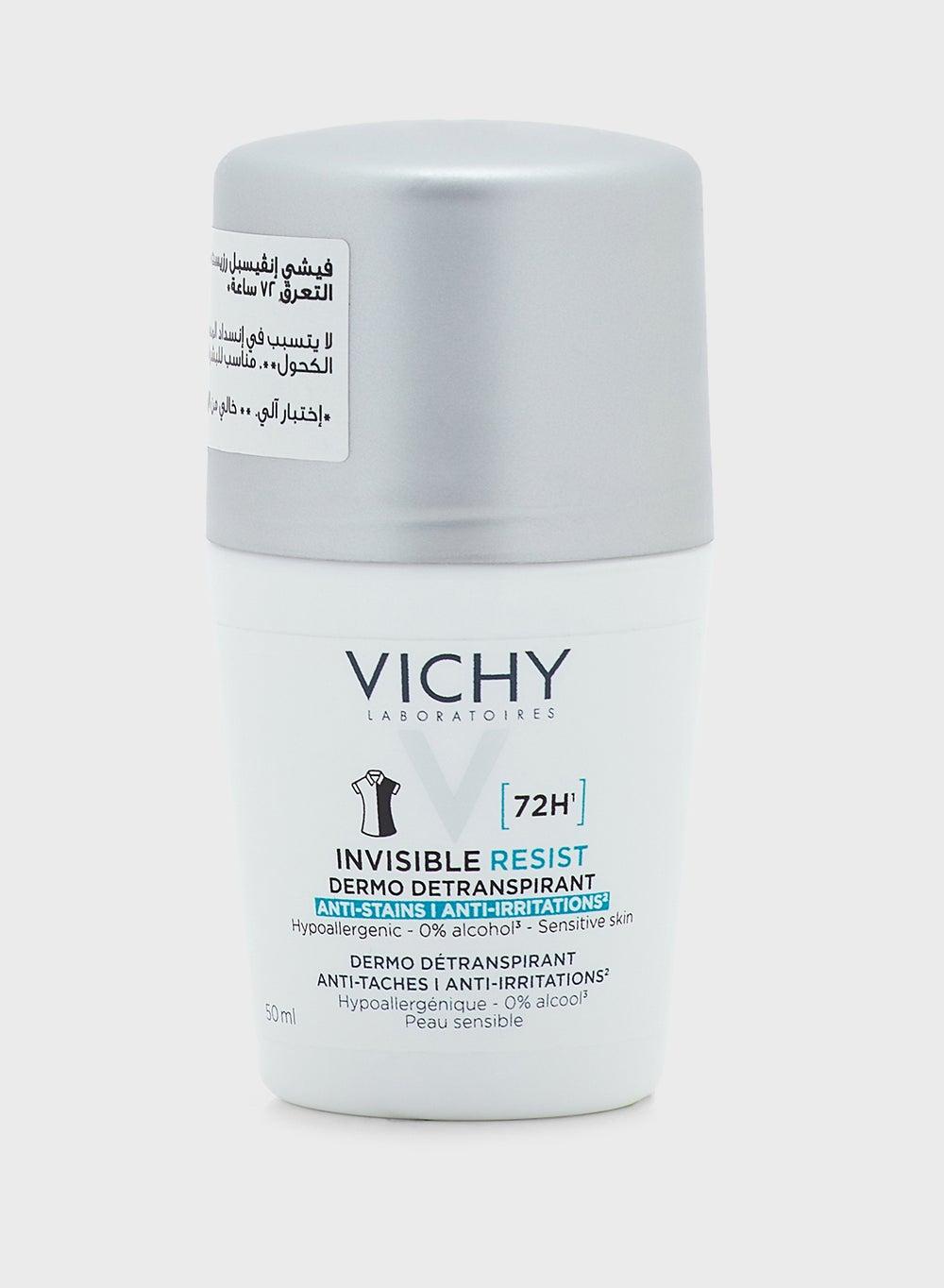 Vichy Invisible Resist 72H Deodorant 50ml for Radiant Skin - Image 1