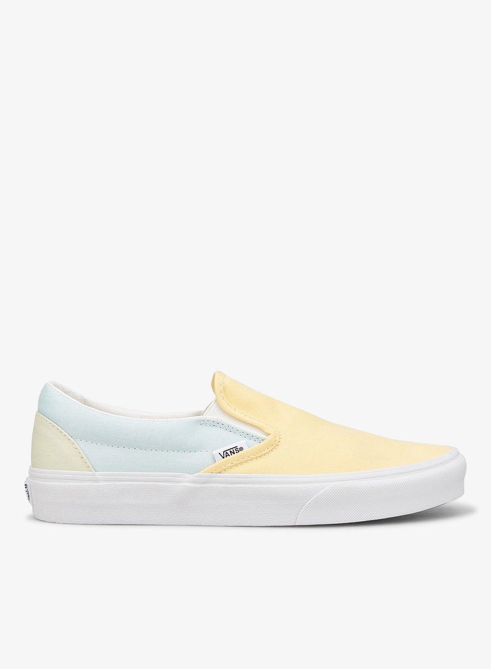 Pastel Block Classic Unisex Slip-On: Effortless Style - Image 1