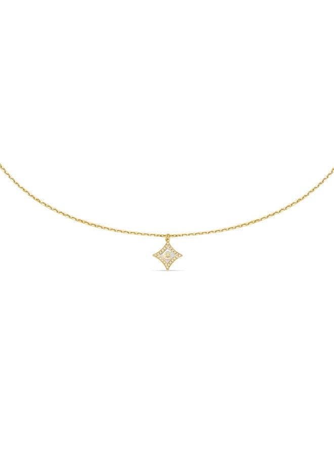 CERRUTI 1881 Silvia Gold & Diamond Mother of Pearl Necklace - Image 1