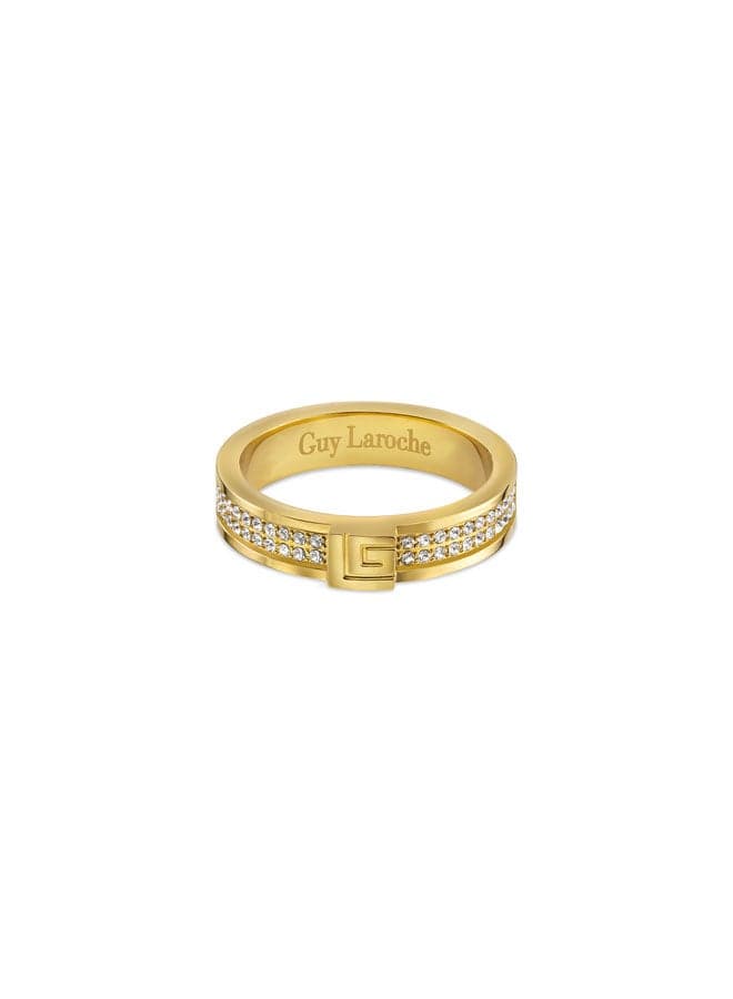 Guy Laroche Estelle Gold Finger Ring – Elegance Redefined - Image 1