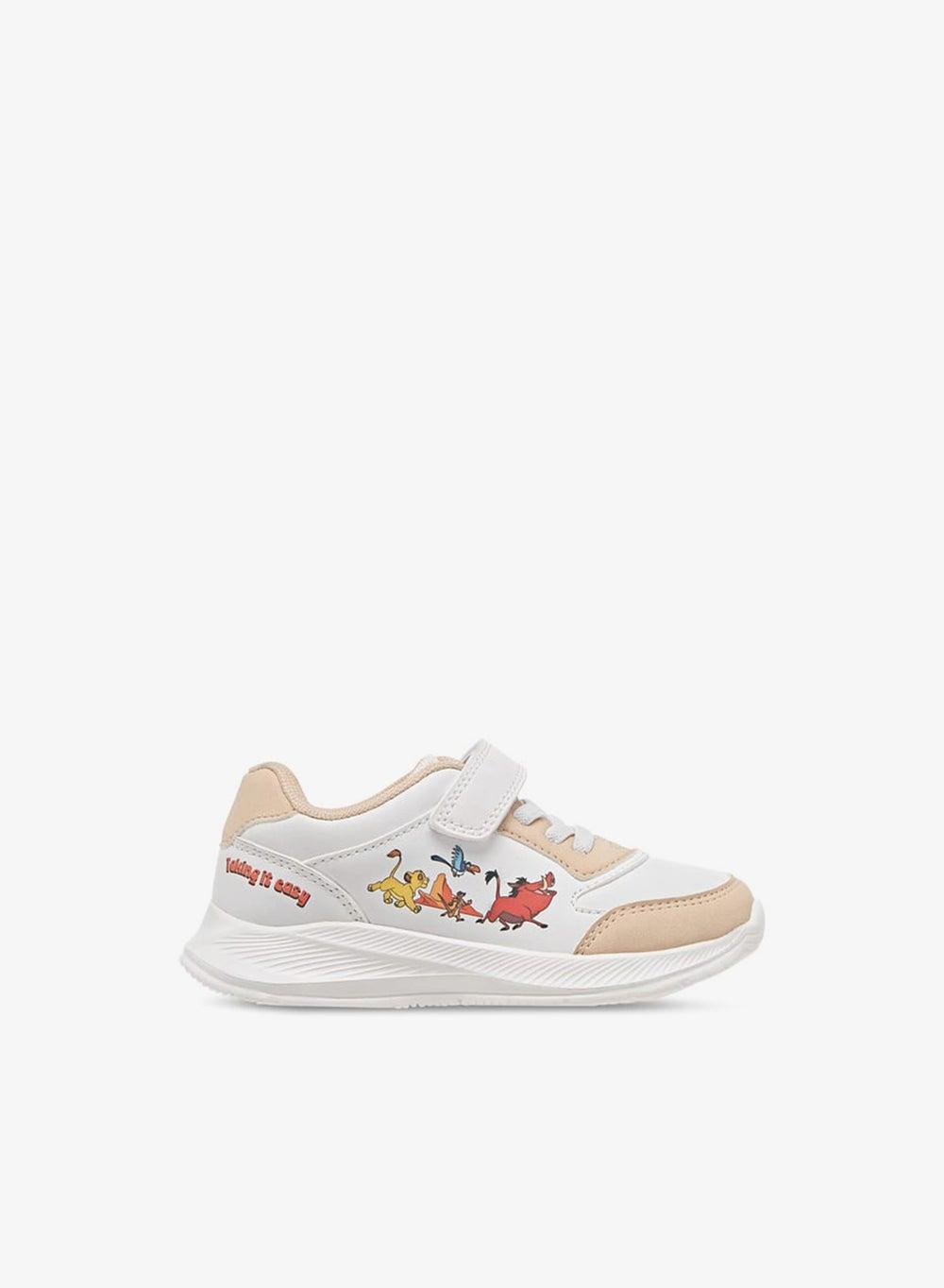 Boys Lion King 68807 1Beige Sneakers - Adventure Awaits - Image 1