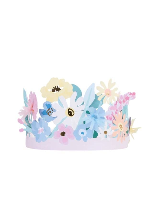 Meri Meri Enchanted Garden Floral Headdress - Image 1